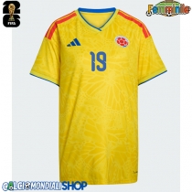 Maglie da calcio Colombia Rafael Santos Borre #19 Prima Maglia Femminile Mondiali 2026  Manica Corta